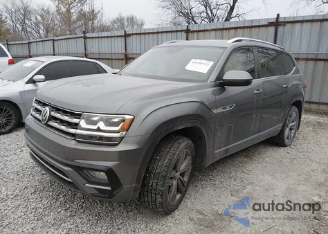 2019 Volkswagen Atlas 3.6L V6 Se W/Technology R-Line z USA, uszkodzony, nr VIN 1V2XR2CA0KC507758